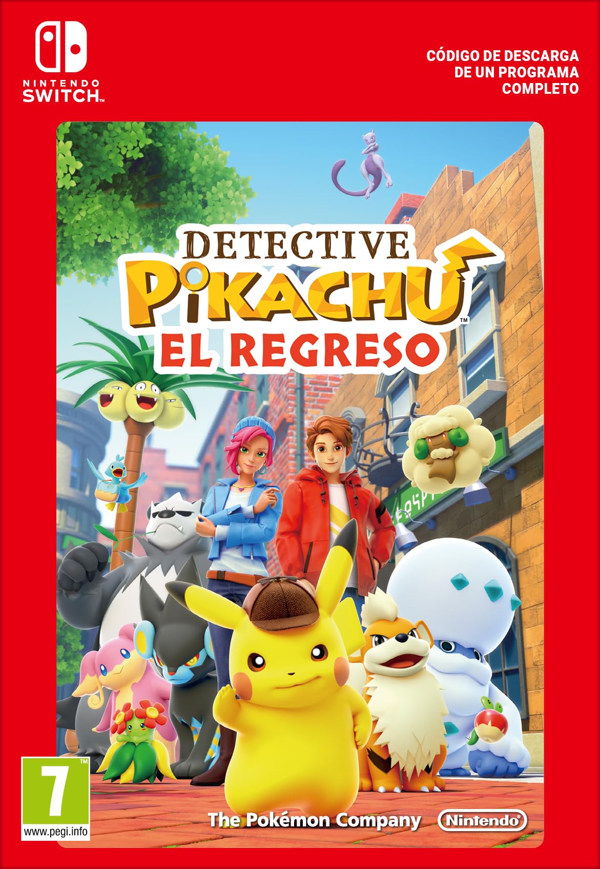 Detective Pikachu Returns Switch juego de misterio con código digital eShop 7
