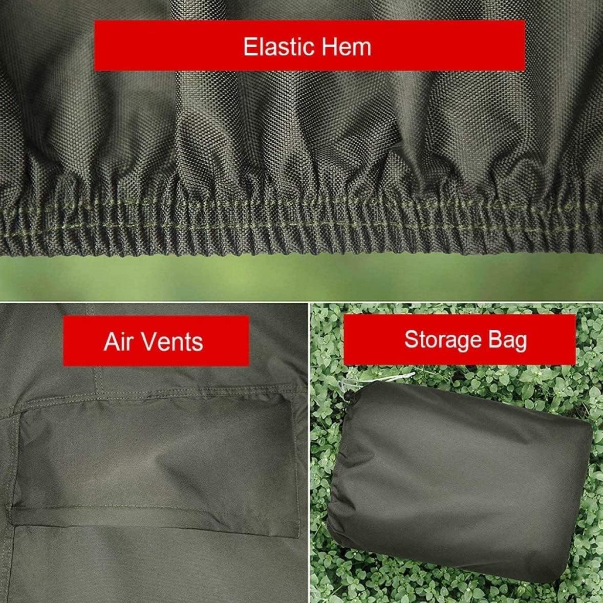 Riding Lawn Mower Cover, Outdoor Waterproof Lawn Mower Cover Oxford Cloth Tractor Covers Foldable Lawn Tractor Cover Elastic Edge Mower Protector,Lawn Mower Covers
