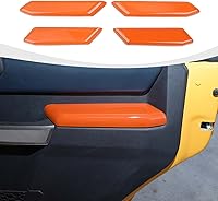 Vista 3 de Bronco - Cubierta de panel para manija interior de puerta compatible con Ford Bronco accesorios interiores de 4 puertas 2021-2024, color negro