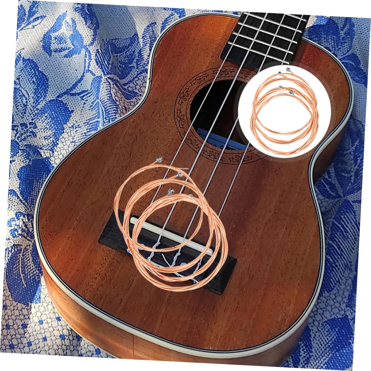 ifundom 4pcs Bass Guitar Strings Coated Alloy Wrapped Strings for Repair Replacement