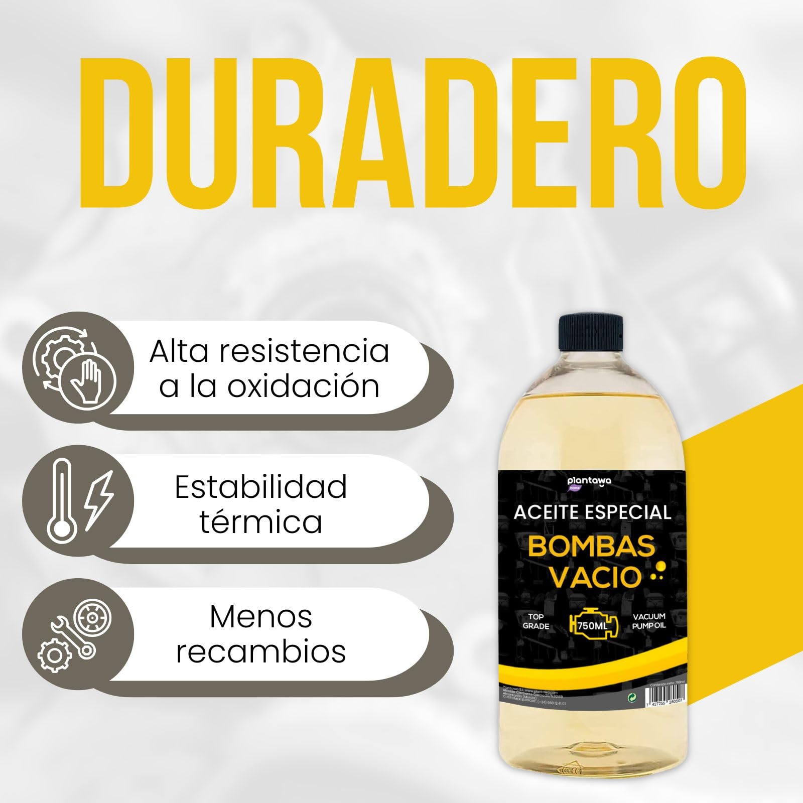 Aceite para Bomba de Vacío 750ml Universal para Todas las Bombas