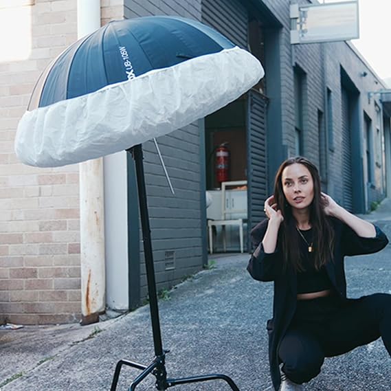 Godox DPU-130T 130cm 51 Photography Umbrella Diffuser Soft Cloth (Umbrella not Included) Compatible with 51 Photo Umbrella Photo Studio Flash Speed Light (White)