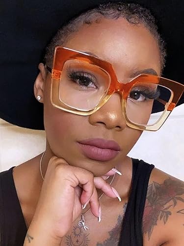 Miniatura 3 de AIEYEZO Gafas de luz azul de gran tamaño para mujer, antifatiga y prevención de dolor de cabeza