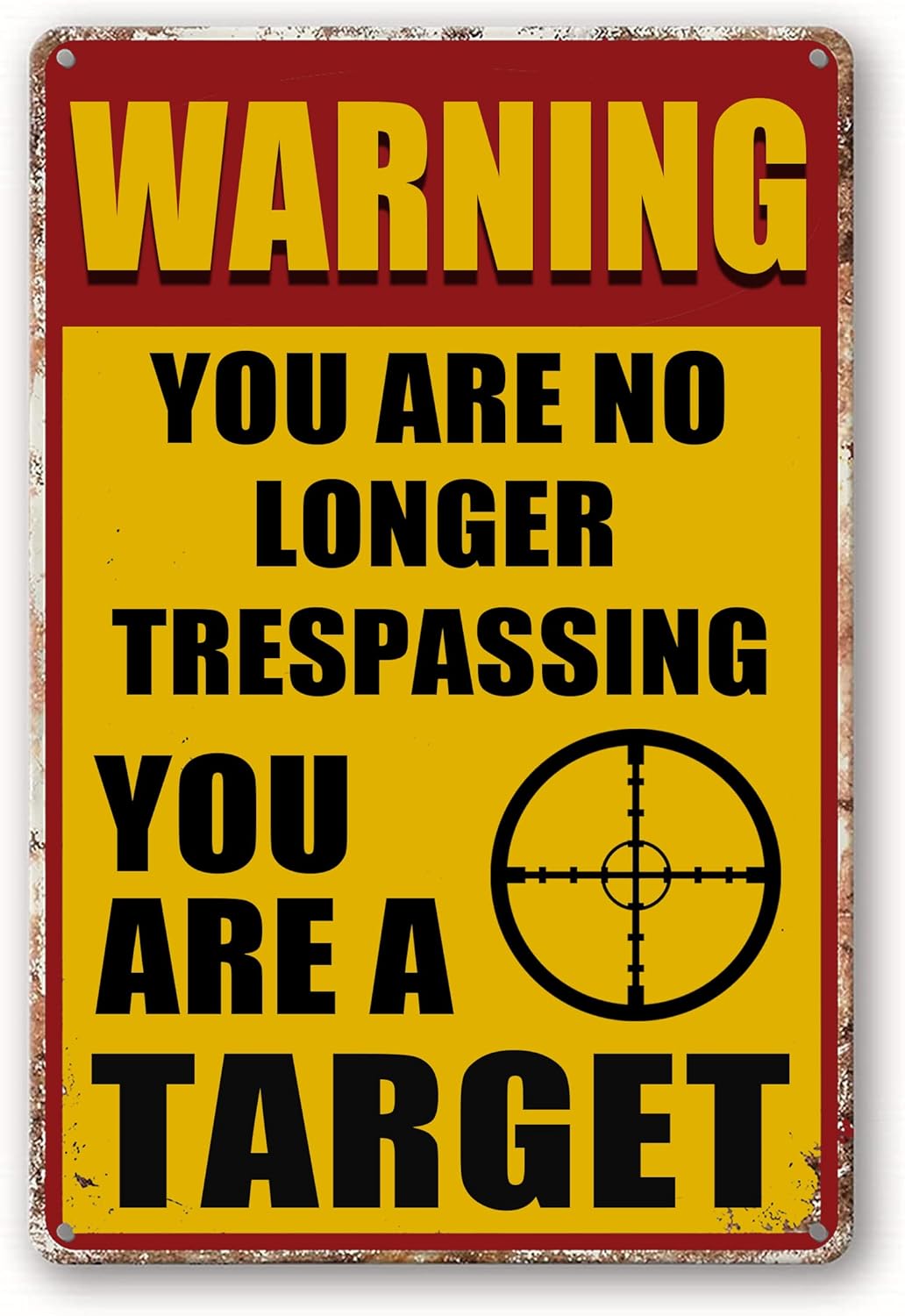 Funny Gifts Garage Signs Man Cave Decor For Men Home Bar Accessories Outdoor Warning Sign 12x8 Inch Yellow