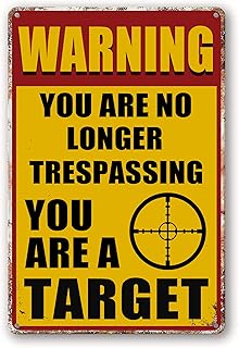 Funny Gifts Garage Signs Man Cave Decor For Men Home Bar Accessories Outdoor Warning Sign 12x8 Inch