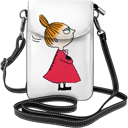 Amazon 携帯電話用ポーチ スマホ財布ポーチ Puレザー ムーミン ミニショルダーバッグ クロスボディバッグ ベルトポーチ ミニ斜め掛けバッグ レディース 財布ポシェット スマホバッグ 女性用ポーチウォレット カジュアル カード入れ 2way Zfix シューズ バッグ