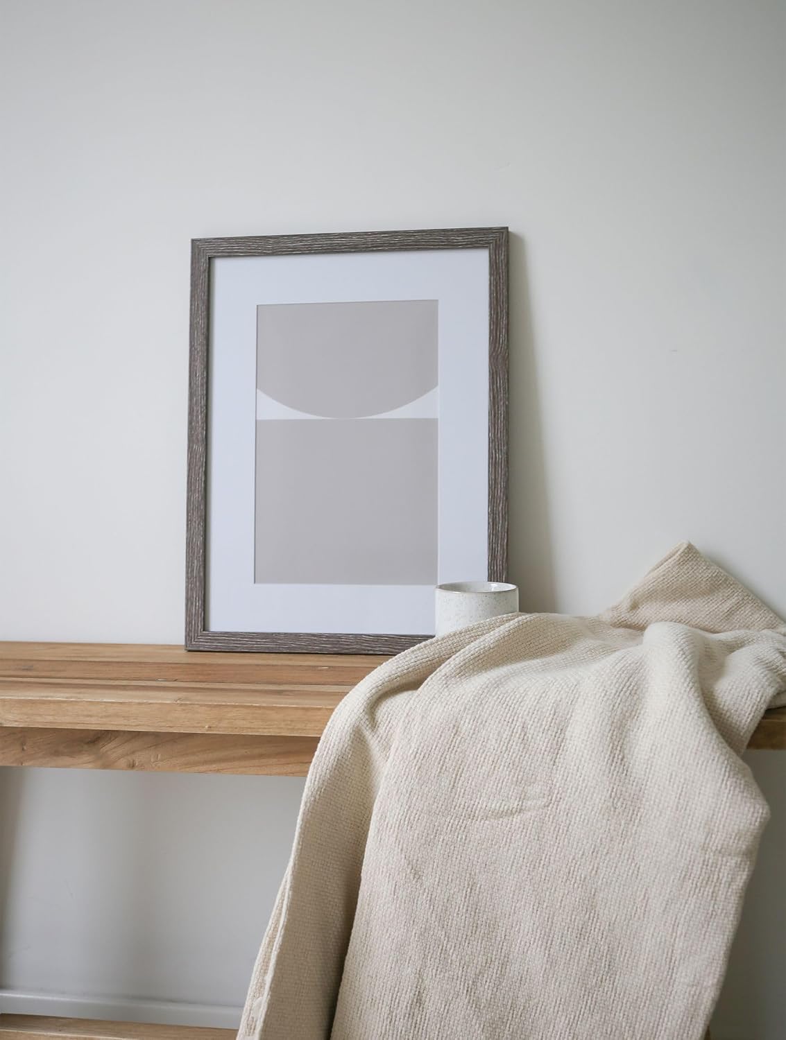 Deknudt Frames S66KH3P1_18.0x24.0 Photo Frames, Wood, Grey, 18 x 24 cm, 13 x 18 cm