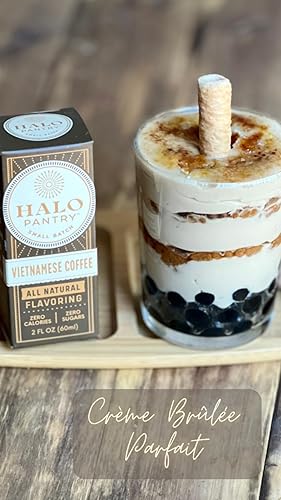 Miniatura 10 de HALO PANTRY - Extracto aromatizante natural de café vietnamita (botella de 2 onzas) | Sin lácteos, sin azúcar, sin gluten, sin colorantes, sin