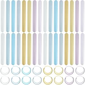 Flahard 48 Pcs Silicone Slap Bracelets Bulk Colorful Snap Bracelets Soft Slap Bands Wristband for Adult Goodie Bag Fillers Craft Classroom Rewards, 8 Colors