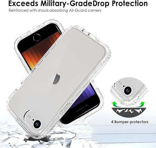 Vista 119 de TENOC Funda para teléfono compatible con iPhone 7 Plus y iPhone 8 Plus, color negro, antihuellas, protector mate para 5.5 pulgadas