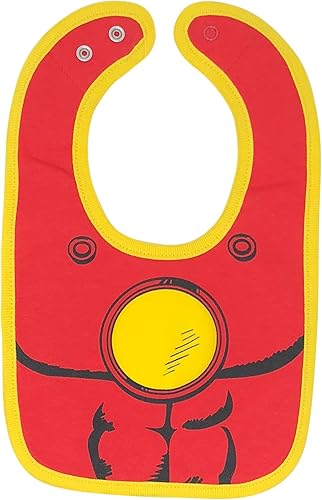 Miniatura 2 de Marvel Avengers Hulk Spider Man Thor Iron Man Capitán América, paquete de 6 baberos, talla única