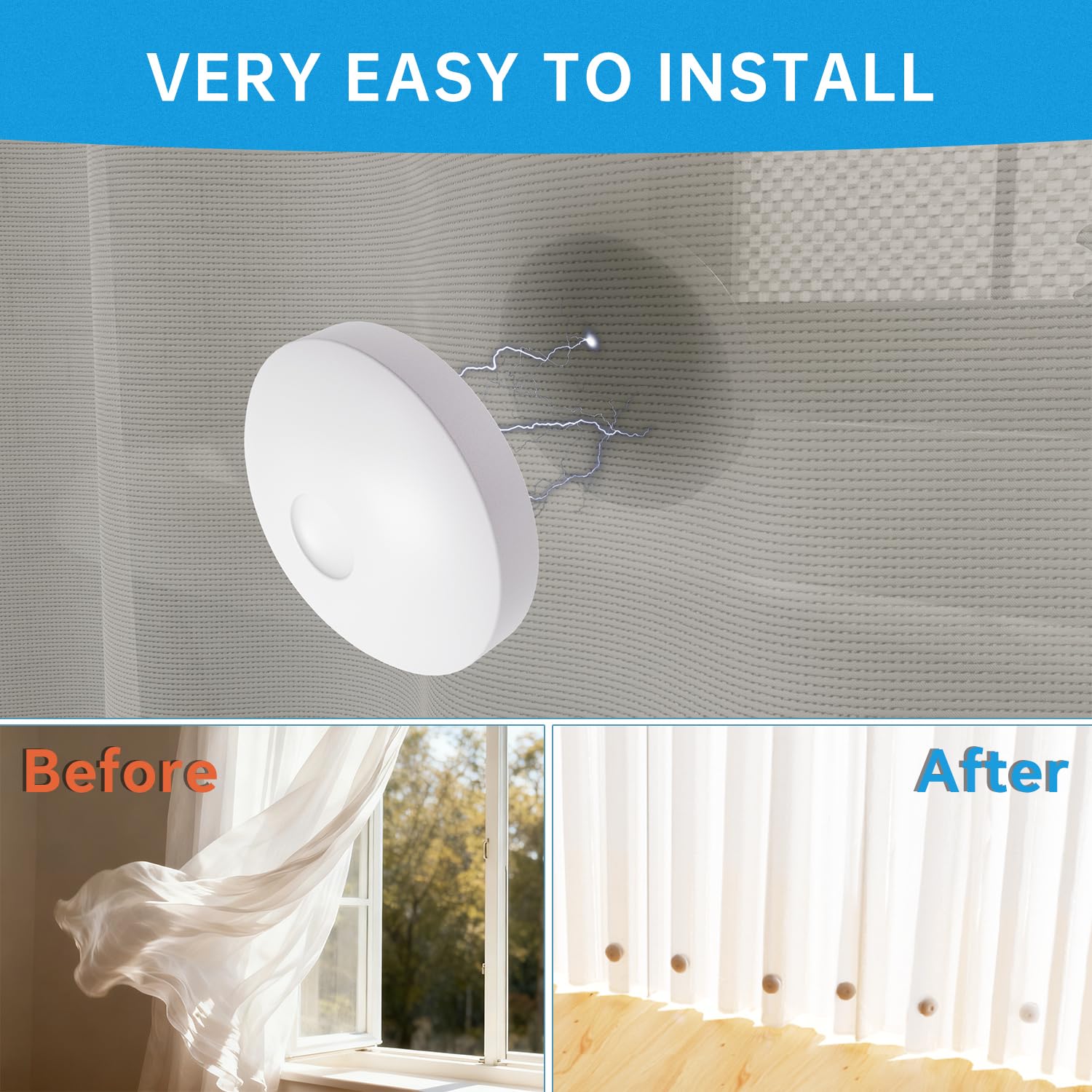 Shower Curtain Weights - Rustproof & Waterproof -5
