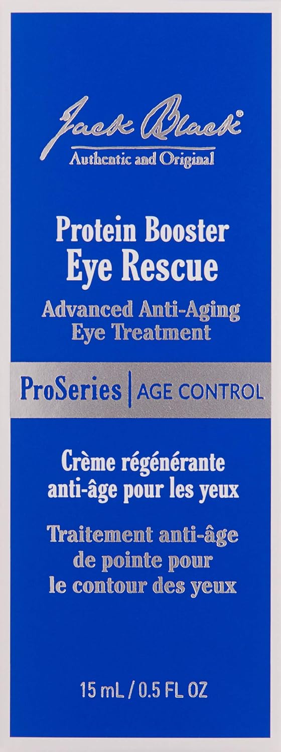 Jack Black Protein Booster Eye Rescue, 0.5 Fl Oz (Pack of 1)