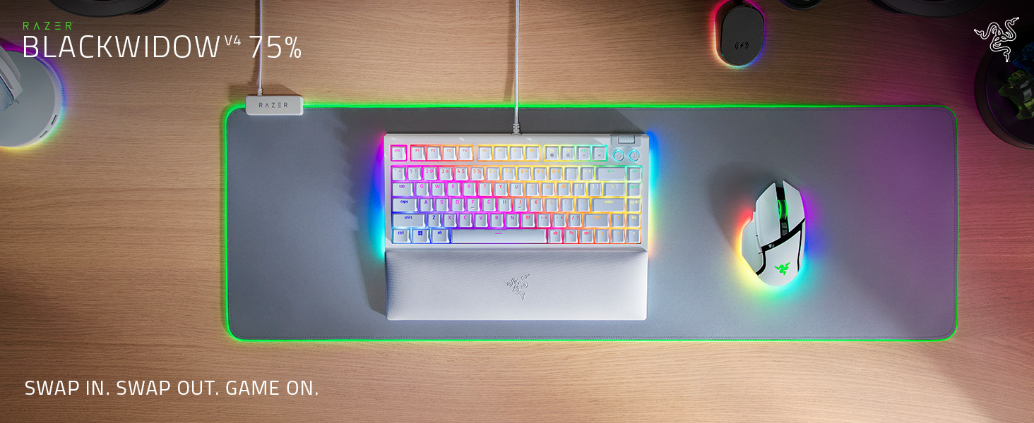 Amazon.com: Razer BlackWidow V4 75% Mechanical Gaming Keyboard