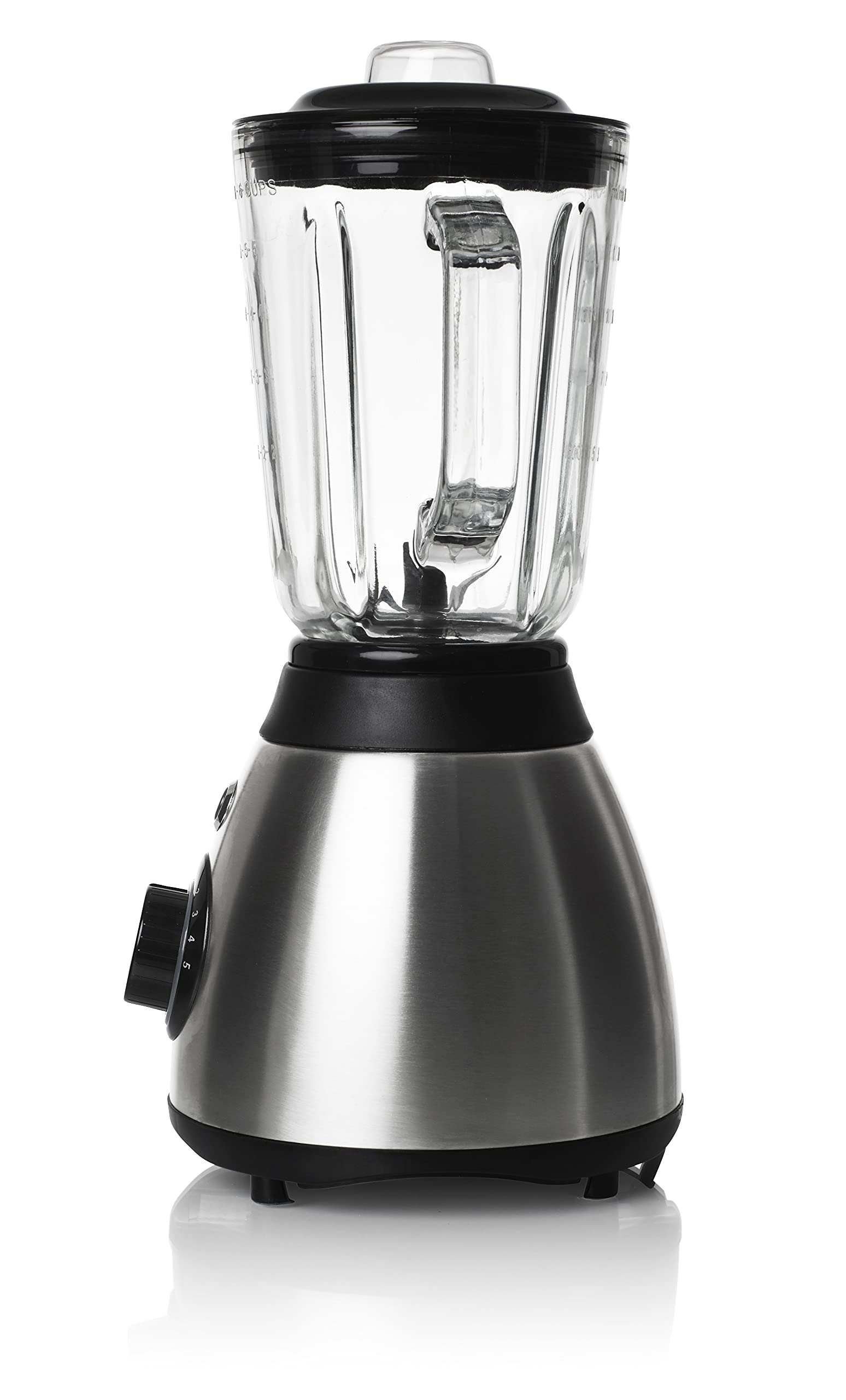 Melchioni Family | Frullatore Elettrico 600W con Caraffa in Vetro da 1,5L e 6 Lame in Acciaio Inossidabile - Versatile, Potente e Facile da Usare
