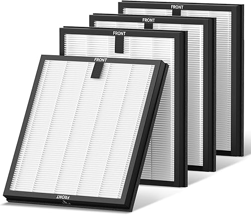 Miniatura 9 de Paquete de 2 filtros de repuesto HY4866 para purificador de aire MORENTO/WESTHEY HY4866 y purificador de aire YIOU M1, filtro H13 True HEPA 3 en 1