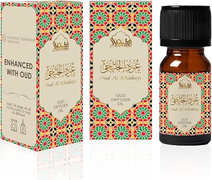 Oud Al Khaleeji Diffuser Oil by Dukhni | 3x10ml Oud Essential Oil for Home