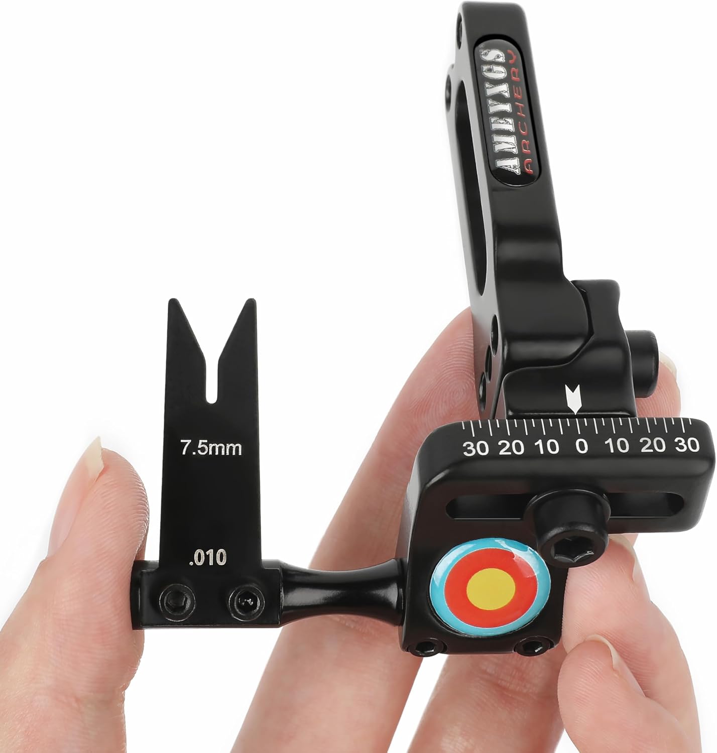 Spring Steel Arrow Rest Four-Way Adjustment for Compound Bow & Recurve Bows Light Weight Aluminum Arrows Rest, Beginners Archers for Hunting & Target Shooting Right-Handed Archer