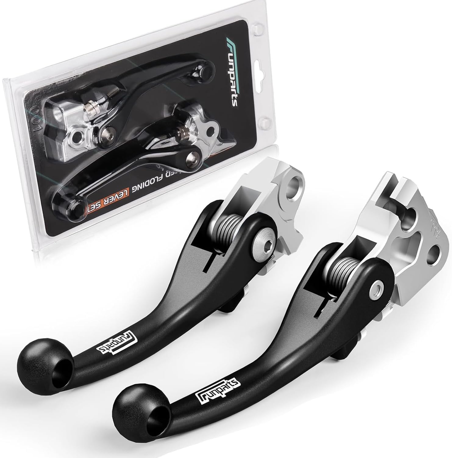 Factory Pivot Brake & Clutch Levers Set Adjustable for Kawasaki KX250F/KX250/KX450F | Replaces OEM Part 46092-0007 & 13236-0763