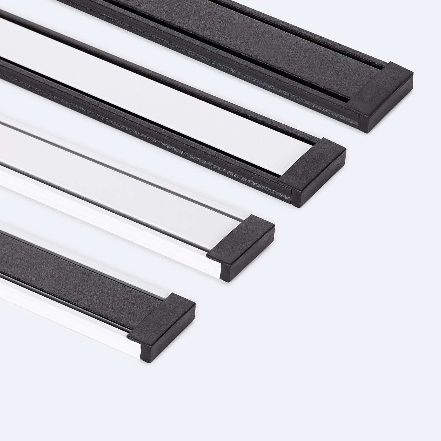 LEDKIA LIGHTING Carril Magnético 25mm SuperSlim Superficie 48V 2m Blanco/Blanco