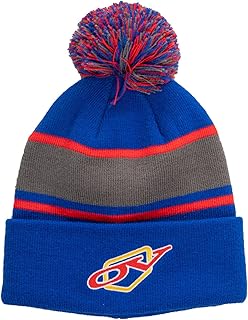 Calhoun Officially Licensed Old Vienna Embroidered Logo Blue & Grey Knit Beanie