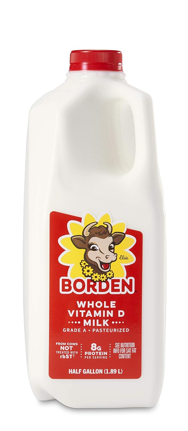 Borden, Whole Milk, Half Gallon, 64 oz