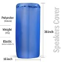 Autofact Premium Speaker Cover for JBL Party Box 710 Lightweight Royal Blue Fabric with Dustproof & Scratch-Resistant, Durable & Easy to Carry (Large Size Speaker Only) gallery image
