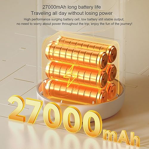 Miniatura 8 de Travel Electric Kettle 350ml Cordless Stainless Steel Hot Water Boiler with 27000mAh Battery and Smart Temperature Control for Camping Hiking