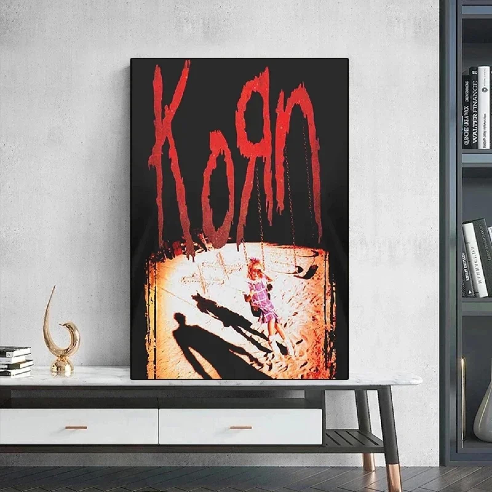 MAIMANG Copertina dell'album musicale della band rock Korn, stampa artistica su tela, poster, decorazione per la casa, soggiorno, 40x60 cm