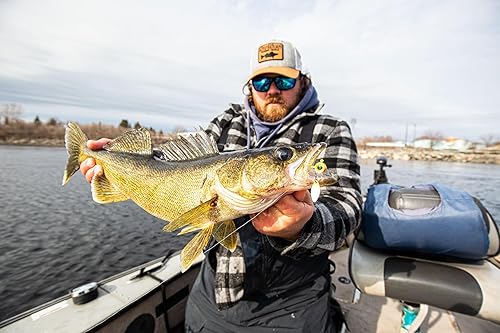 Miniatura 7 de Northland Fishing Tackle Deep-Vee Spin Jig, versátil Walleye Spinning Jig con hoja de sauce Thumper, señuelo multiespecie, cebo de pesca esencial,