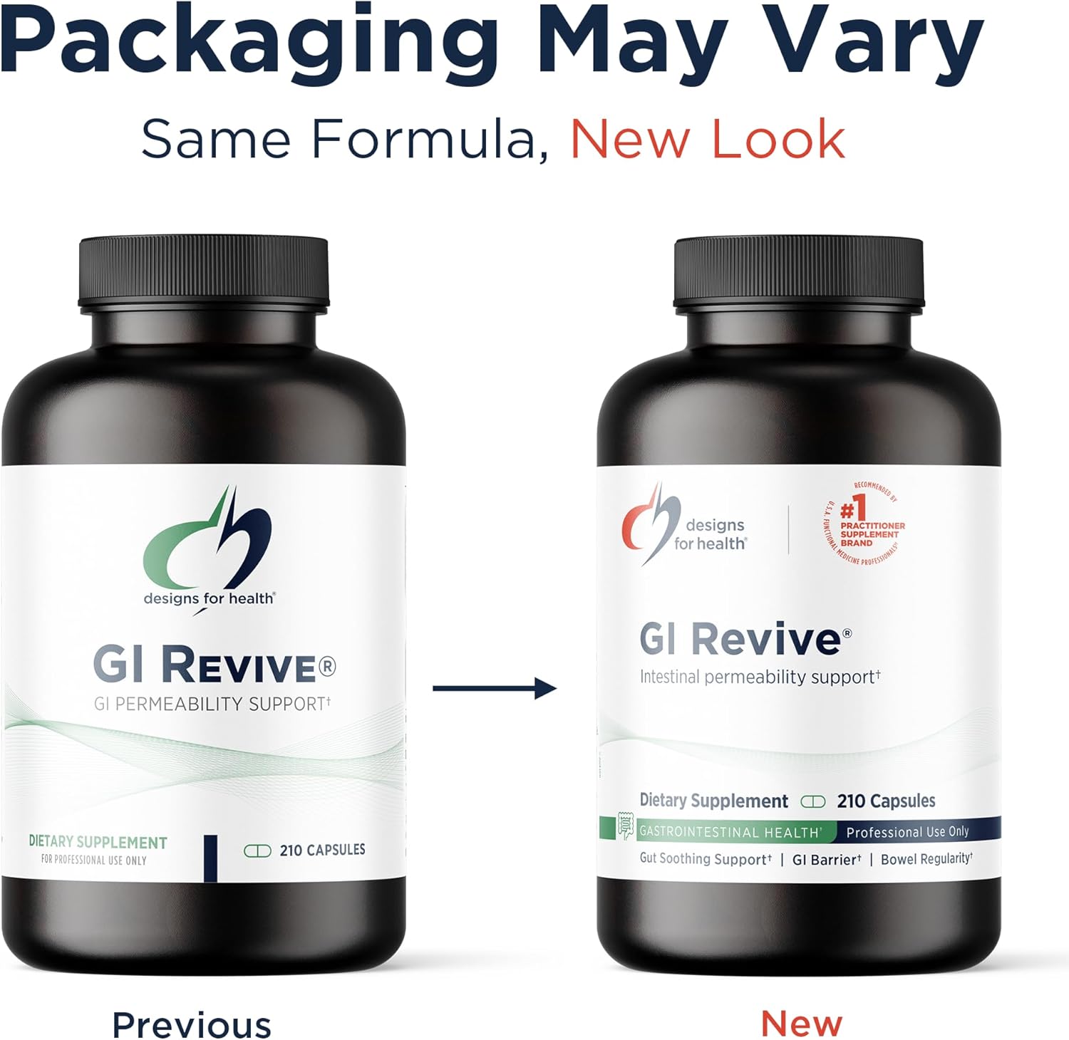 Designs for Health GI Revive - Slippery Elm Gut Health Support with Licorice Root, L-Glutamine + Zinc Carnosine - MSM, Marshmallow Root Powder + Okra Extract (210 Capsules) - Image 4