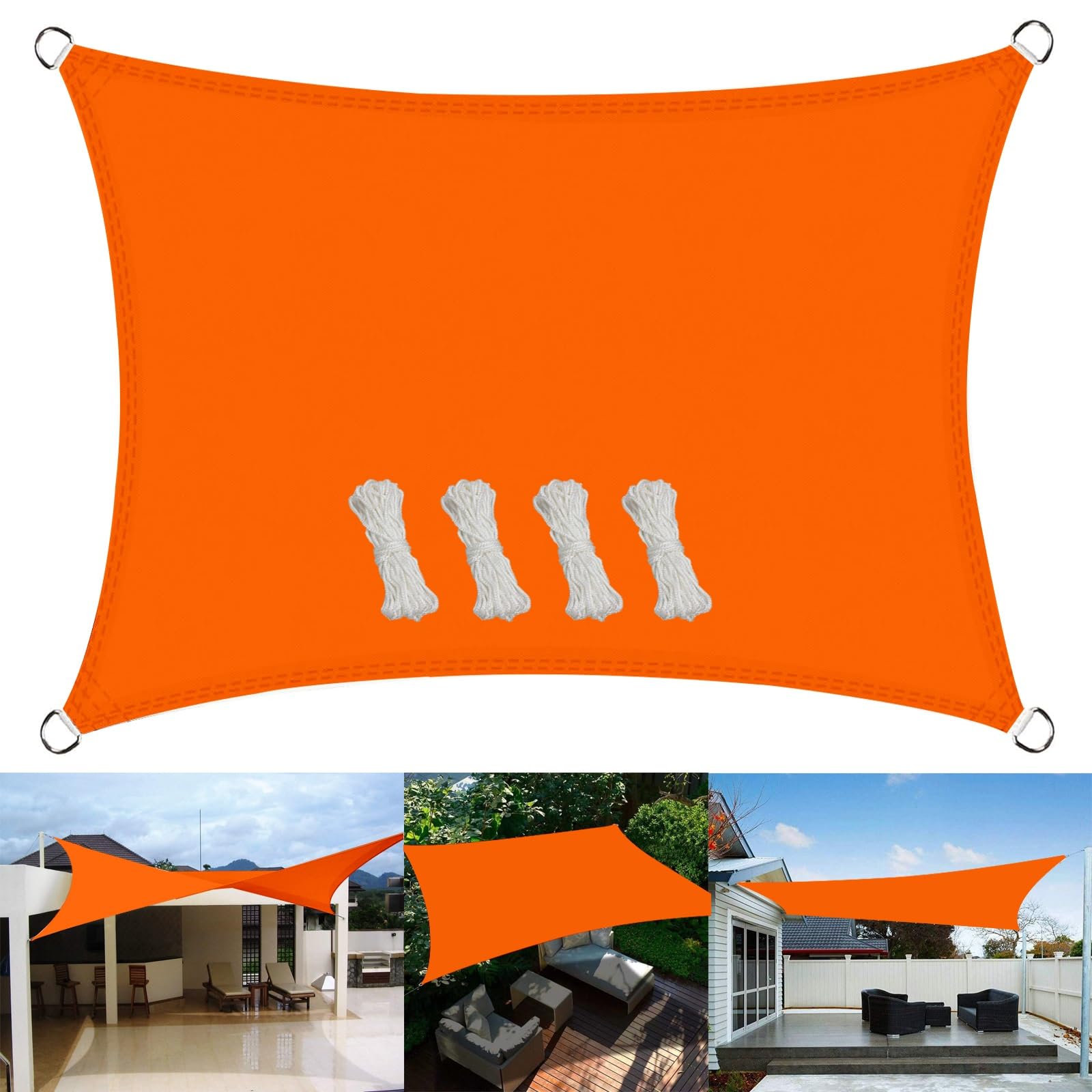 Filet d'ombrage de jardin imperméable et léger auvent extérieur pour serre