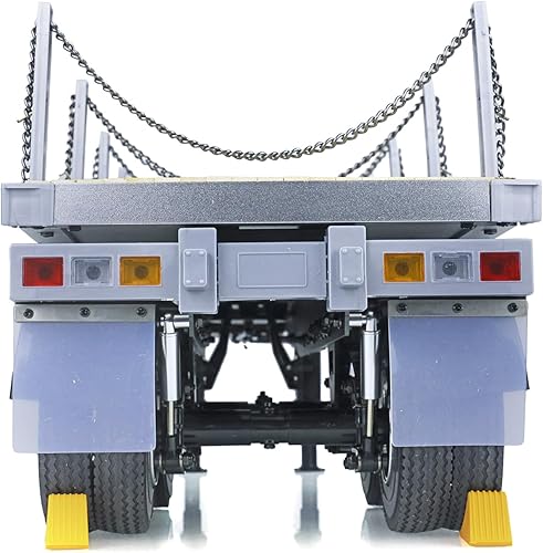Miniatura 5 de Hercul 114 2Axle Rc Tractor Flatbed Semi remolque camión para el modelo de DIY
