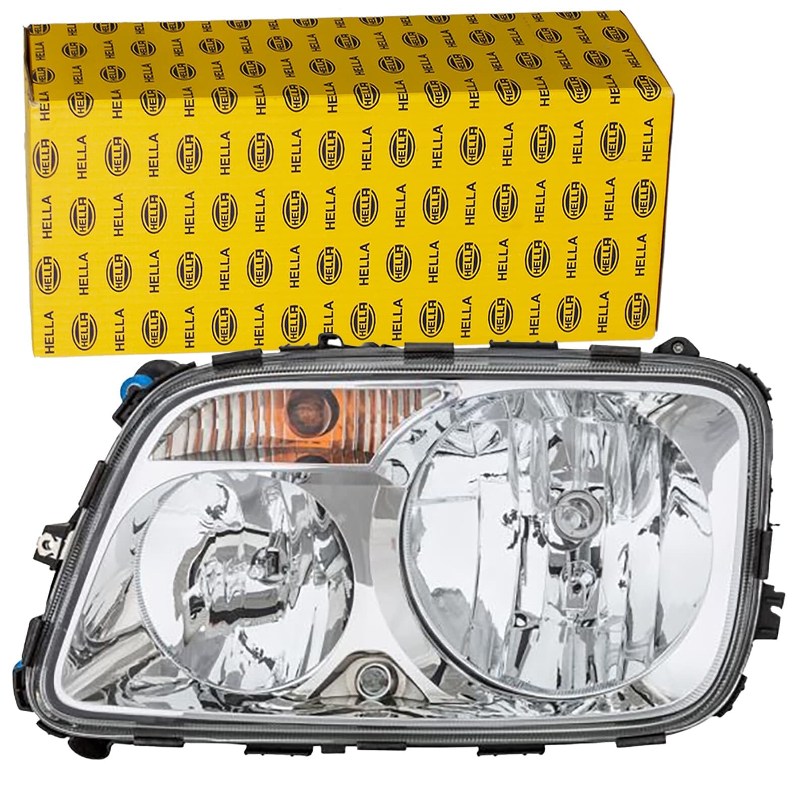 HELLA 1LH 009 513-071 FF/Halogen-Headlight -- ECE - for left-hand traffic - Left Front