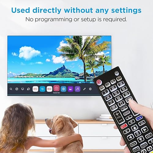 Miniatura 6 de Control remoto retroiluminado de repuesto para LG Smart TV, para LG LCD LED HD UHD OLED QNED NanoCell 4K 8K Series TV (todos los botones se iluminan)