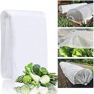 Plant Covers Freeze Protection, Plant Blanket for Plants 1.24oz/yd ², 8.2Ft x 24.6Ft Reusable Floating Row Cover for Garden,Garden Mesh Netting Plant Covers for Vegetable Fruits Greenhouse Row Cover