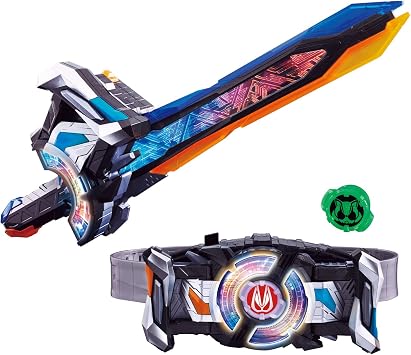 BANDAI Kamen Rider Geats DX Command Twin Buckle & Raging Sword Manufacturer Bonus Kamen Rider Tycoon Core ID included