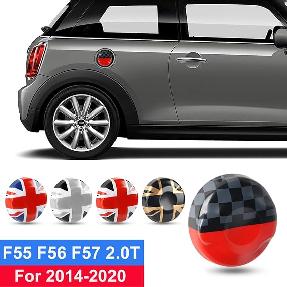 Car Styling Fuel Tank Cap Cover Case Housing Sticker Mini Cooper One S JCW F55 F56 F57 Hatchback Cabrio Car Accessories