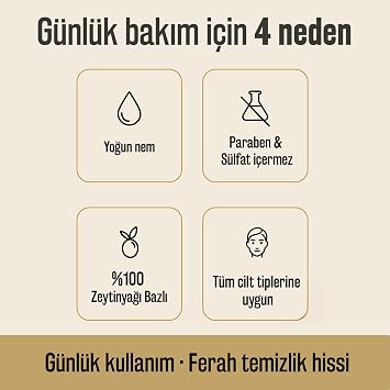 Olivos Zeytinyağı Bazlı 5’li Sıvı Sabun Seti, Paraben SLS SLES İçermeyen Nazik Temizlik, El Yüz Vücut Kullanımı (5X500 ML, 5'li Set)