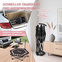 HXD-ERGO összecsukható fitness trambulin 106 cm felnőtteknek 3