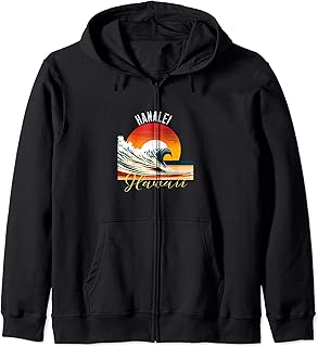 レトロヴィンテージハナレイお土産アパレル - Hanalei ジップパーカー