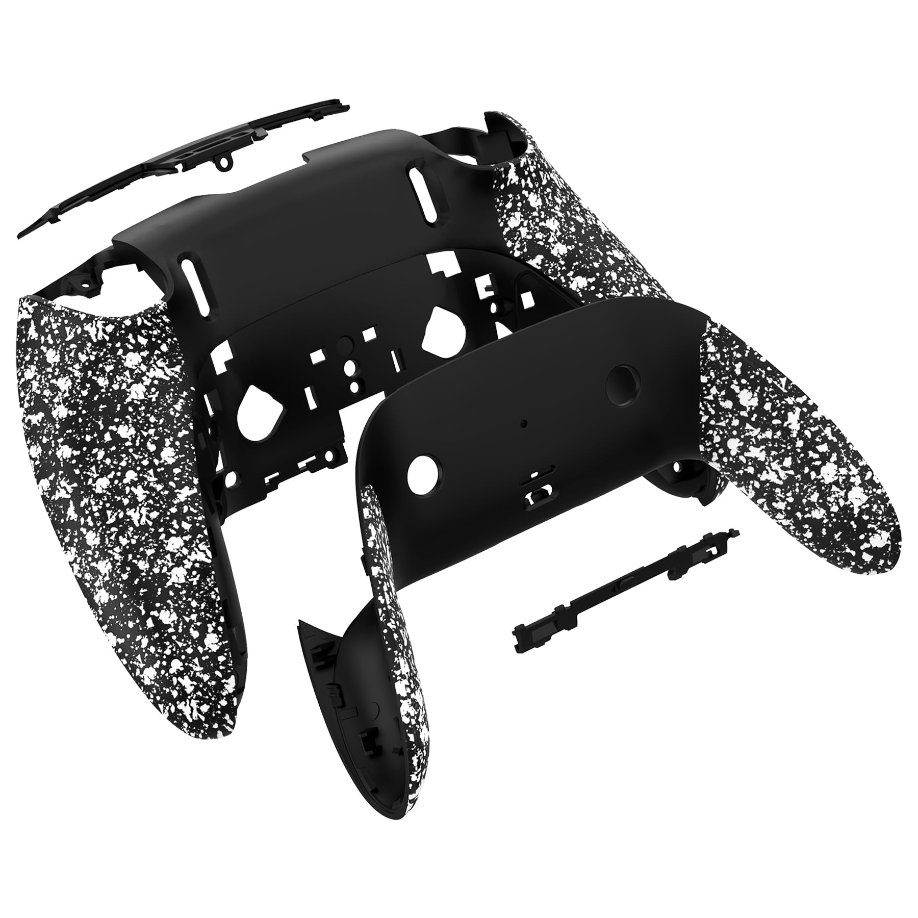 eXtremeRate Coque Arrière pour PS 5 Edge Manette | Boîtier de Rempalcement pour ps 5 Edge Controller-Blanc Texturé
