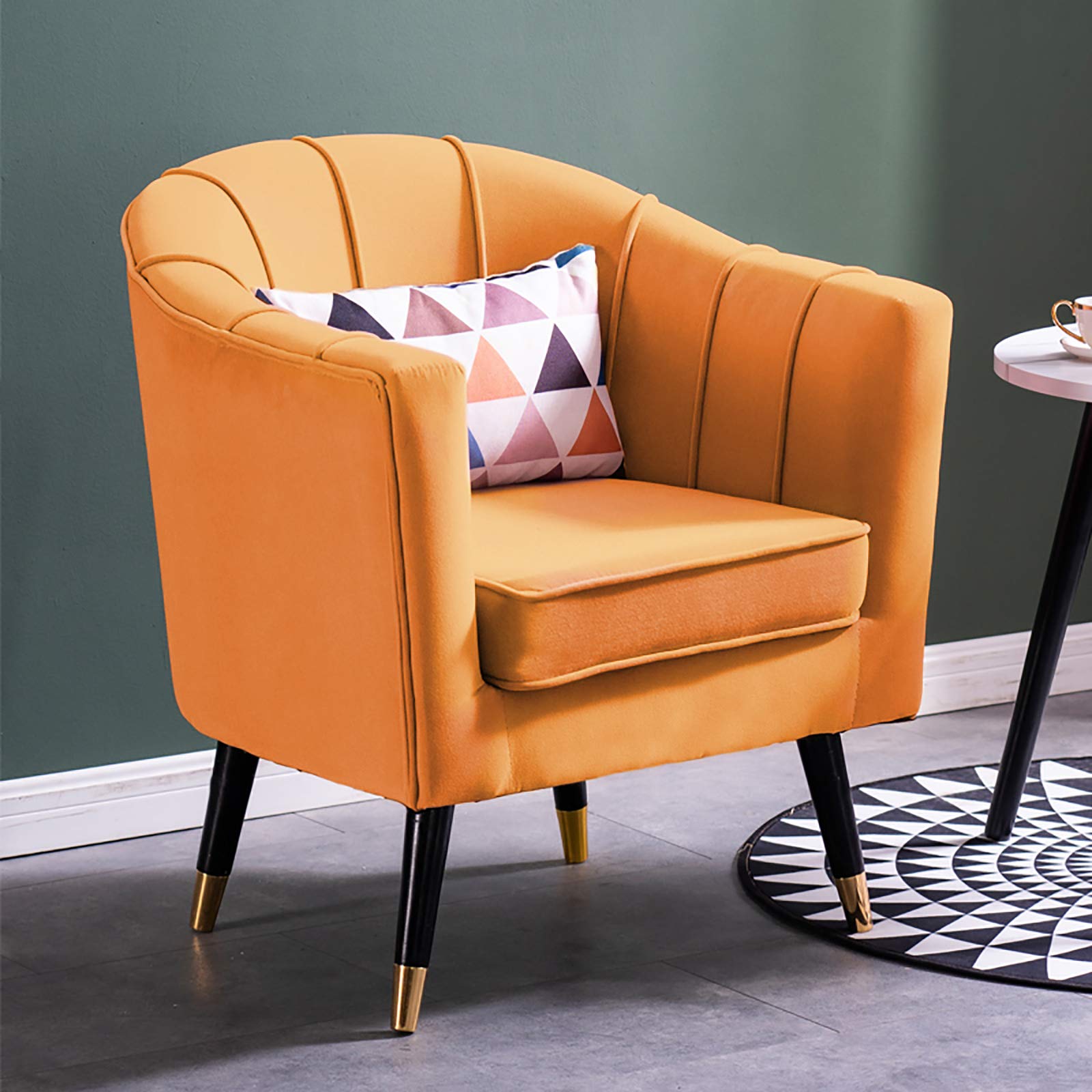 Amazon｜シングルソファ、フランネルスモールテラスラウンジアーム