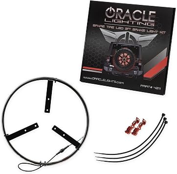 ORACLE LIGHTING LED Wheel Ring Tail Light Red Illuminated Spare Tire Third Brake Light