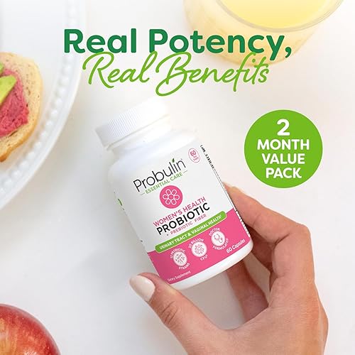 Vista 4 de Probulin Probiótico para mujeres - Salud vaginal, tracto urinario, intestinal e inmune con Lactobacillus Reuteri - 20 mil millones de UFC, 12 cepas
