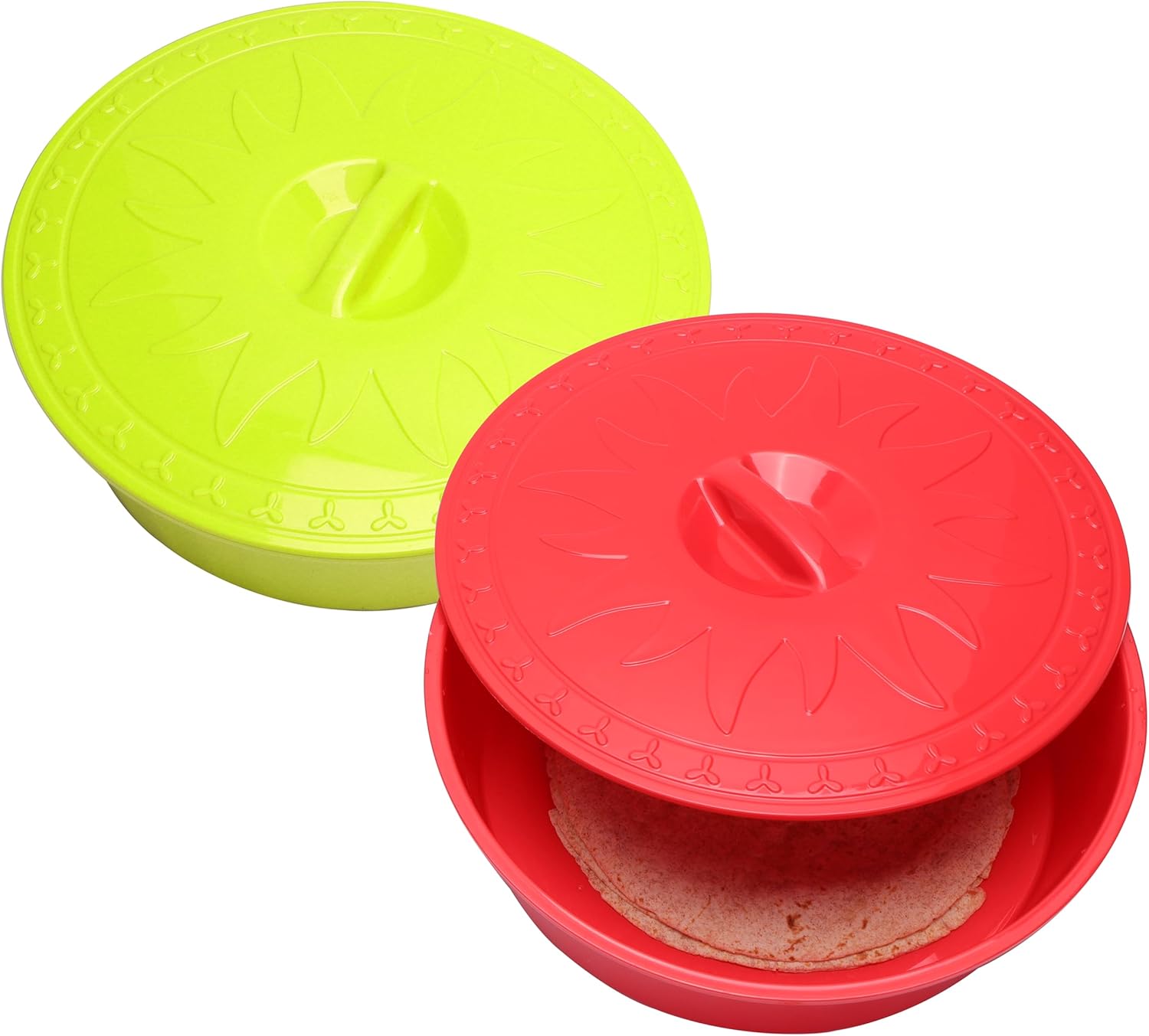 Viotiin 2 Pack Large Tortilla Warmer, 12 inch Tortilla