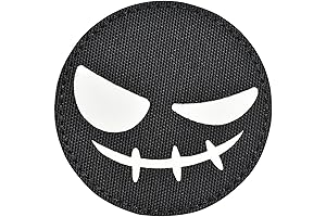 jffcestore IR Patch Evil Smile Tactical Badge