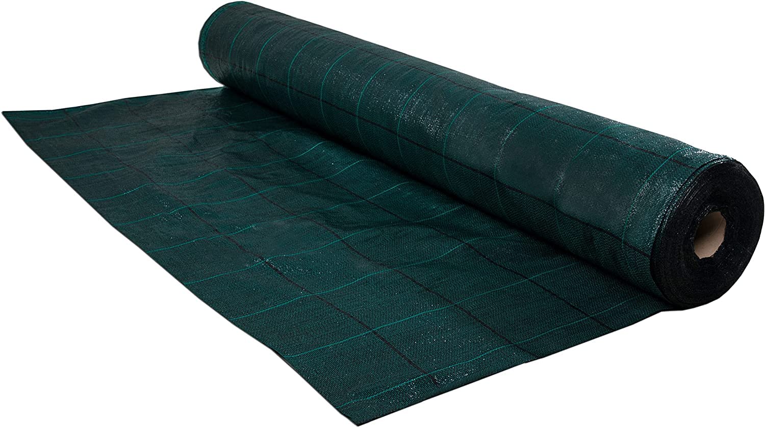 Vert Toile Anti Mauvaise Herbe 100g/m² - (160cm x 50m, Rouleau) - Geotextile Anti Repousse - Durable Toile de Paillage Jardin - Perméable à l'eau - Supérieure pour Jardin