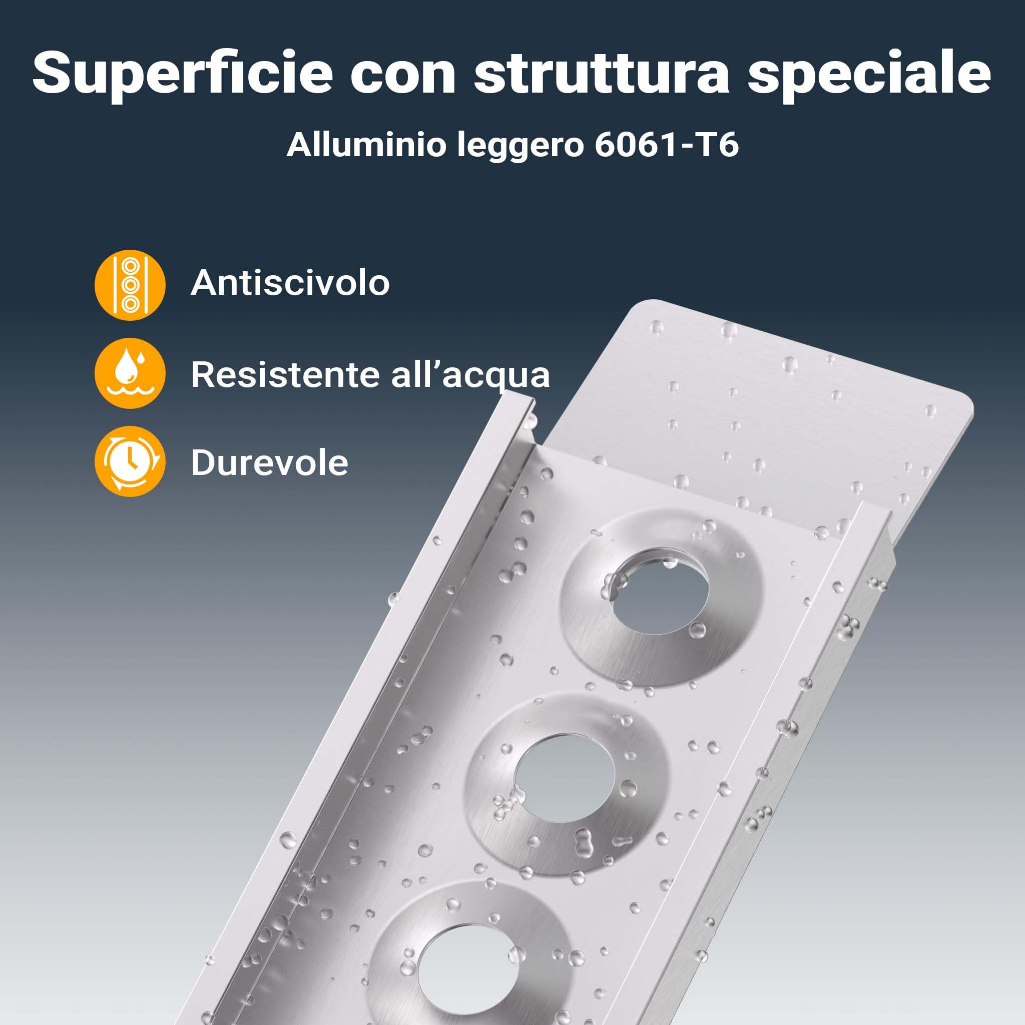 Rampa di carico 163 cm in alluminio per moto e quad Portata max 180 kg