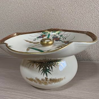 Amazon.co.jp: 茶道具砂金袋 城岳造 仁清写 水指 : ホーム＆キッチン